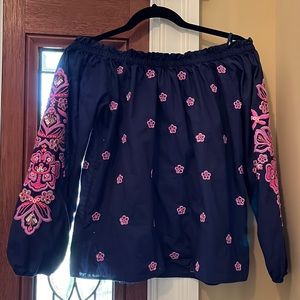Lilly Pulitzer S off shoulder top